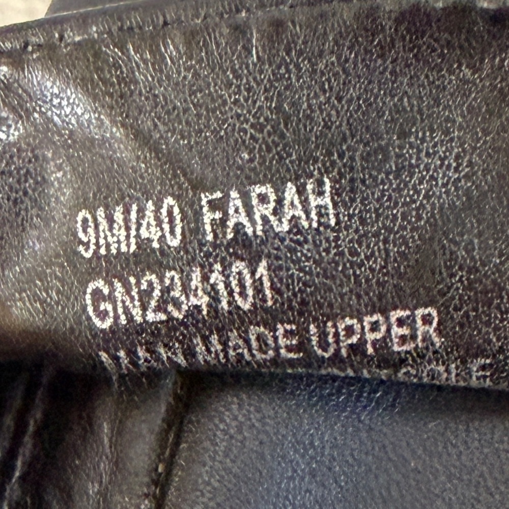 Farah Black Men's Slide Sandals - Picture 5 of 5